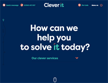 Tablet Screenshot of clever-it.com